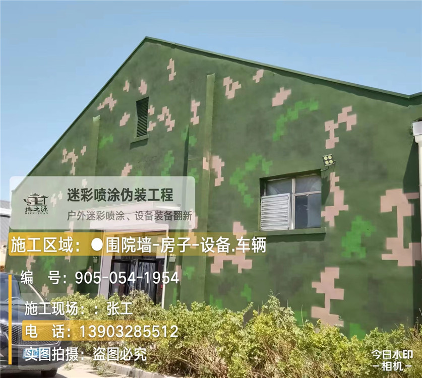 黑河外墙数码迷彩漆施工报价清单（100㎡标准墙面测算）